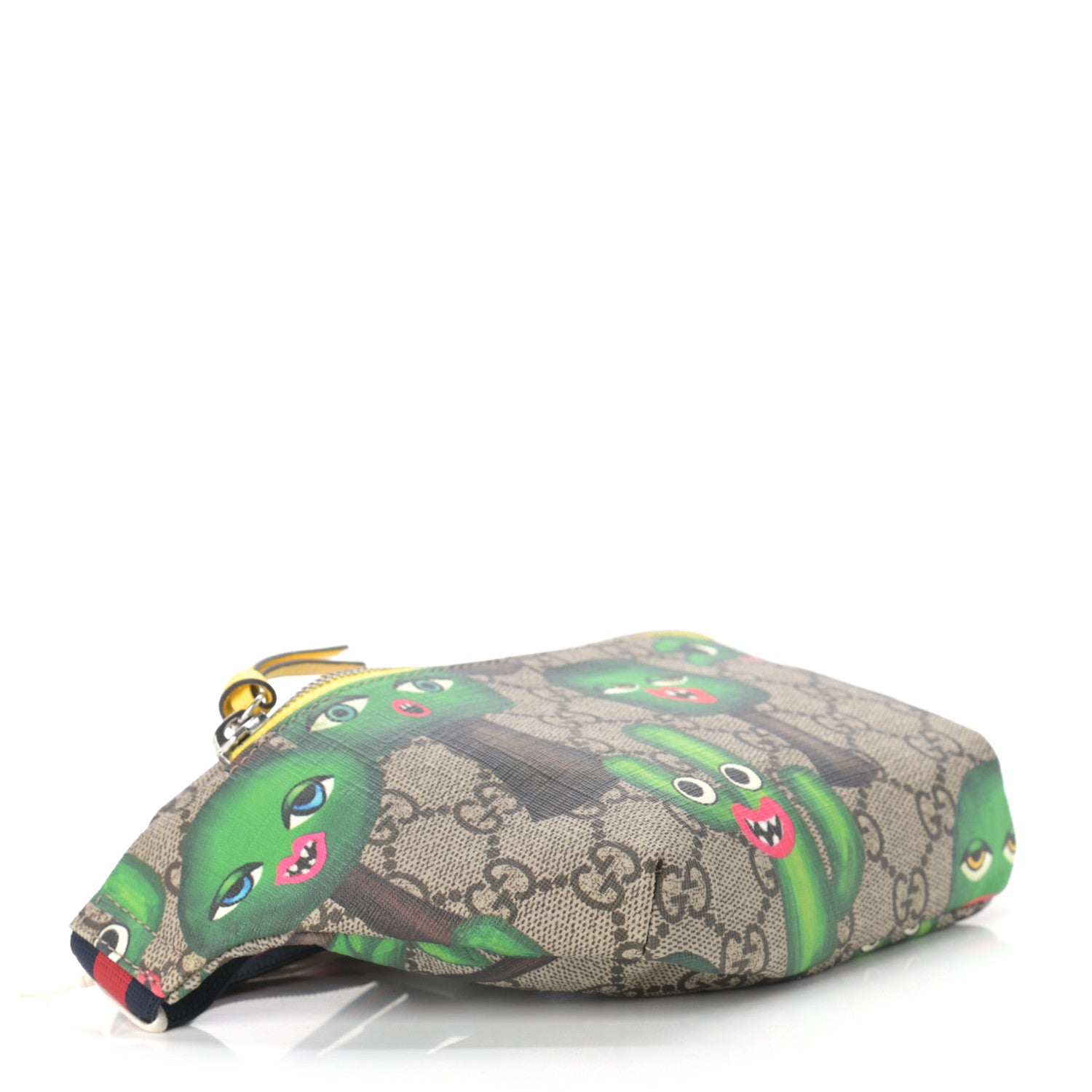 Gucci GG Supreme Monogram Smiling Plants Childrens Belt Bag Multicolor 4 of 10