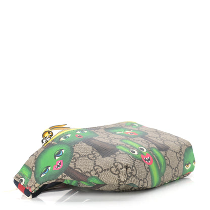 Gucci GG Supreme Monogram Smiling Plants Childrens Belt Bag Multicolor 4 of 10