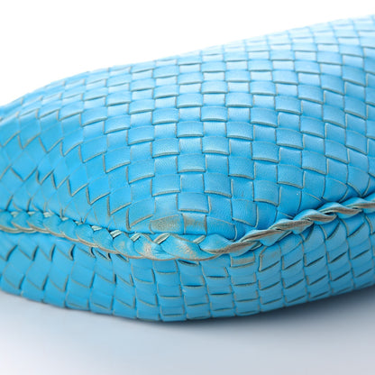 Bottega Veneta Nappa Intrecciato Medium Veneta Hobo Turquoise 10 of 12