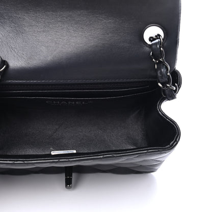 Chanel Lambskin Quilted Mini Square Flap So Black 4 of 4