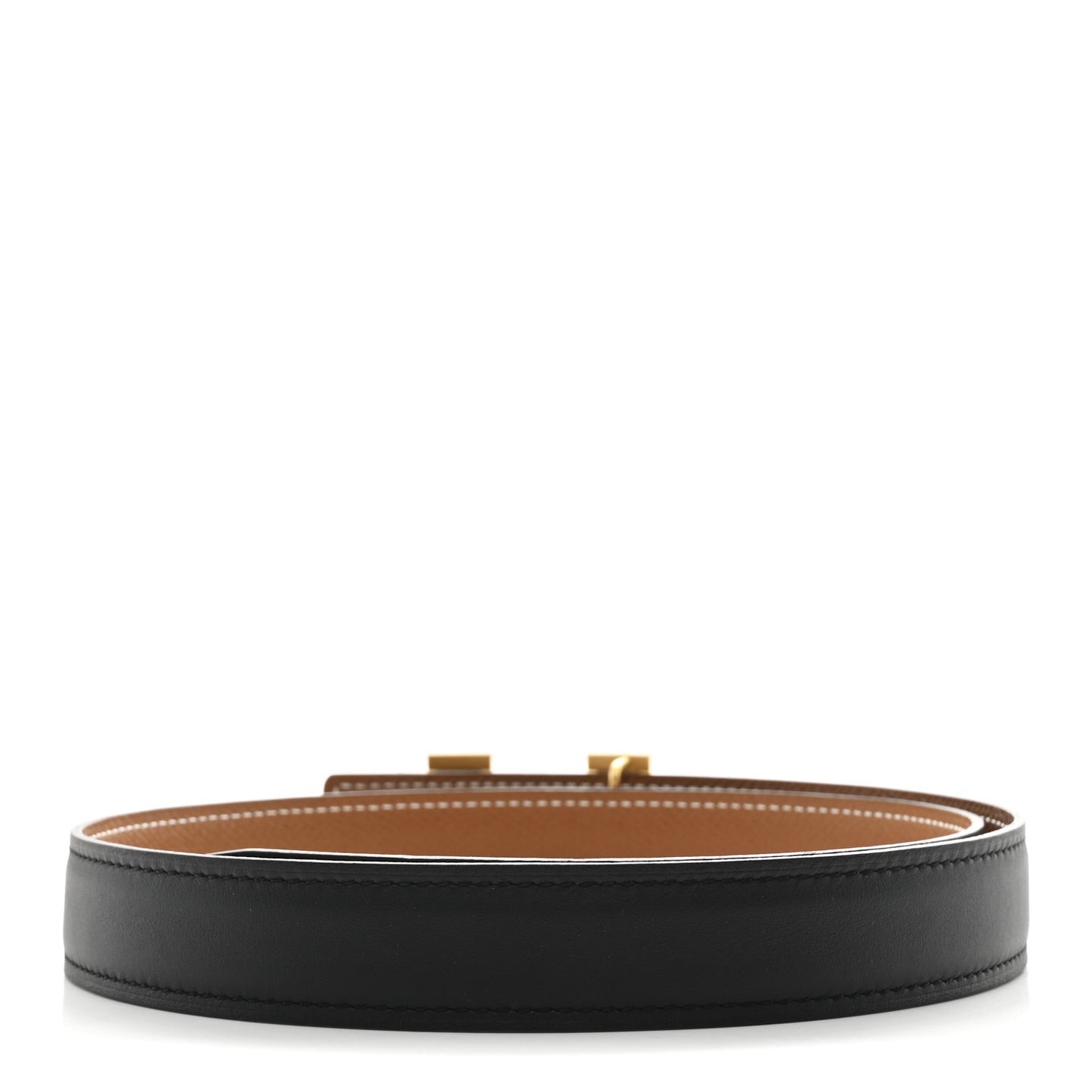Swift Epsom 24mm Mini H Belt 70 28 Black Gold