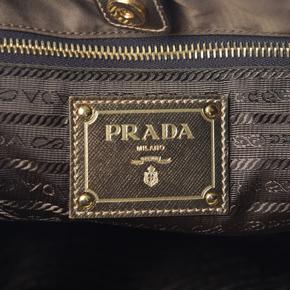 Prada Tessuto Nylon Jacquard Logo Tote 6 of 9