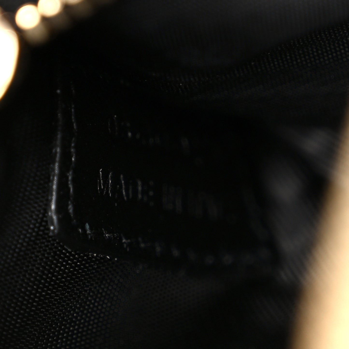 Lambskin Cannage Lady Dior Pouch Black