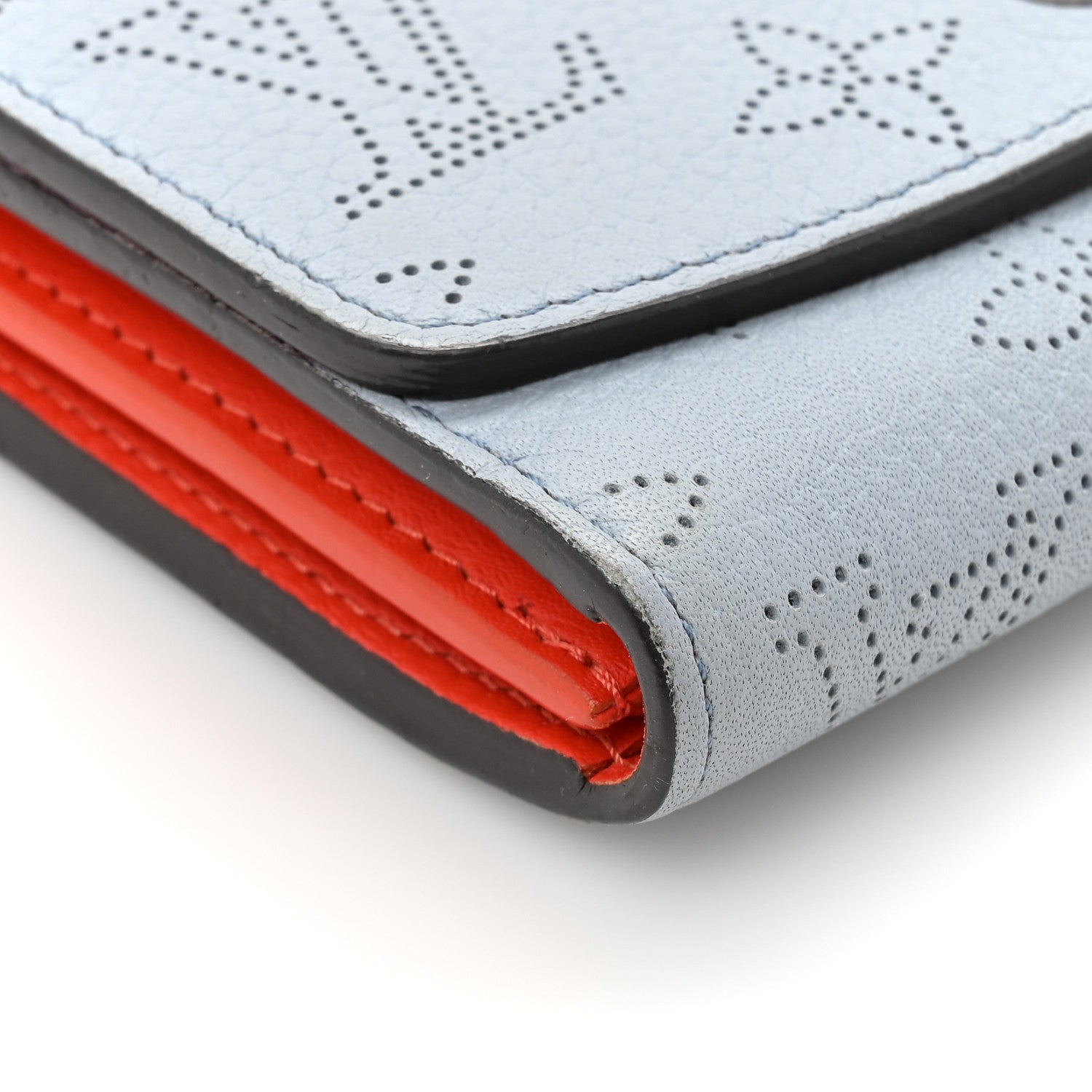 Louis Vuitton Mahina Iris Compact Wallet NM Blue Red 9 of 14