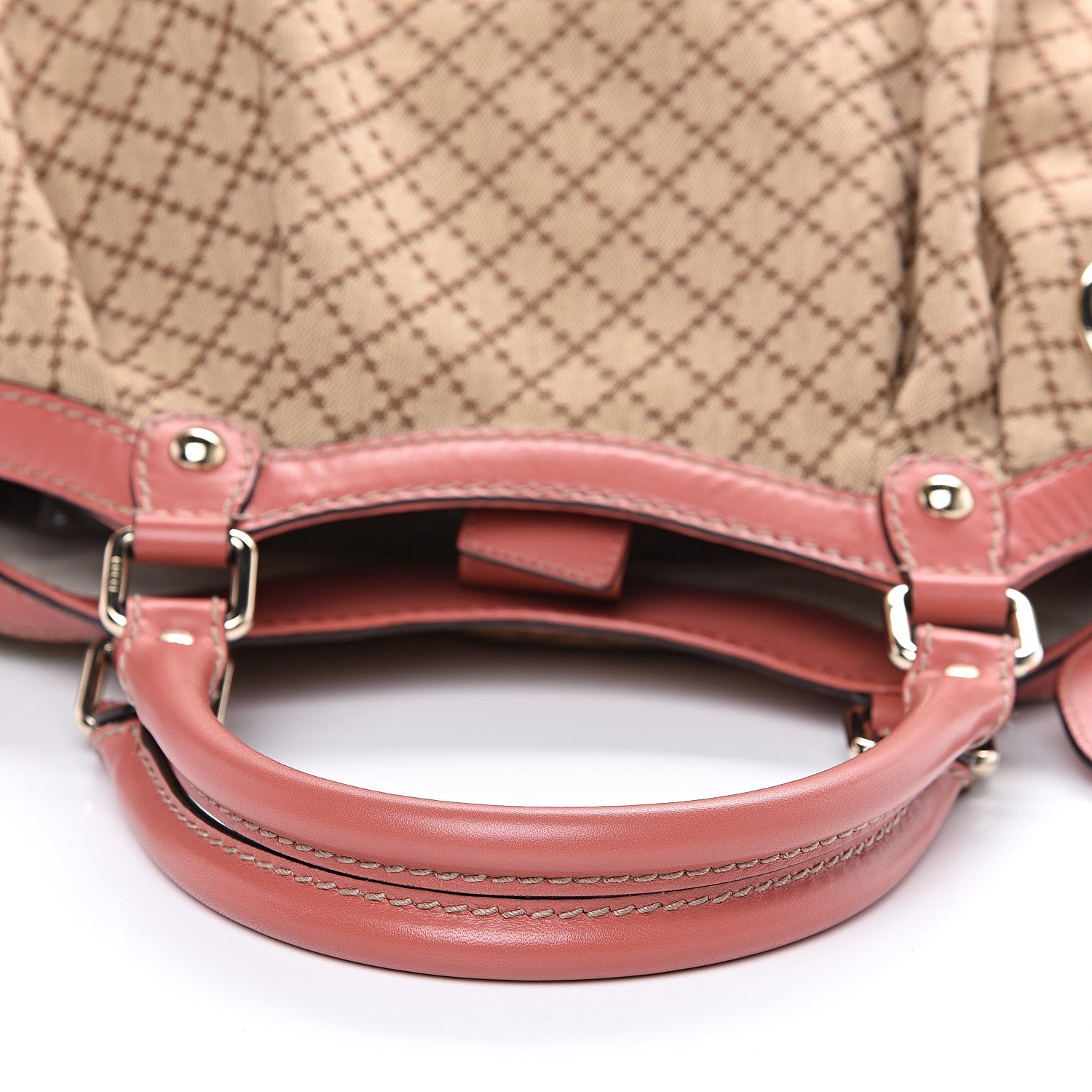 Gucci Diamante Medium Sukey Tote Coral 9 of 14