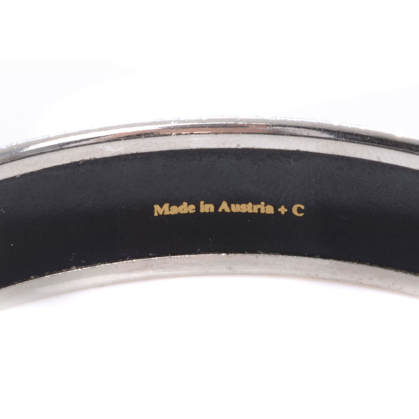 Enamel Medium Printed Moons and Stars Bracelet 65 Orange