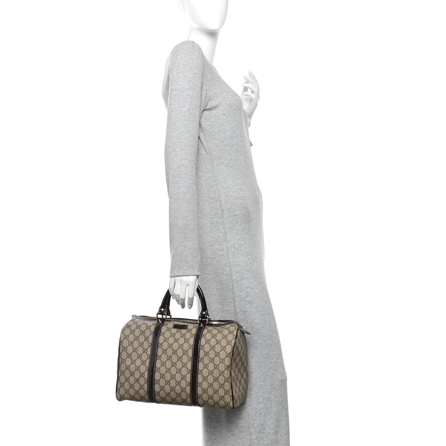 Gucci GG Plus Monogram Medium Joy Boston Dark Brown 2 of 10