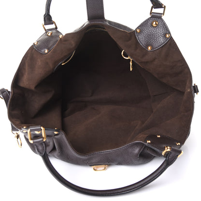Louis Vuitton Mahina L Chocolate 5 of 9