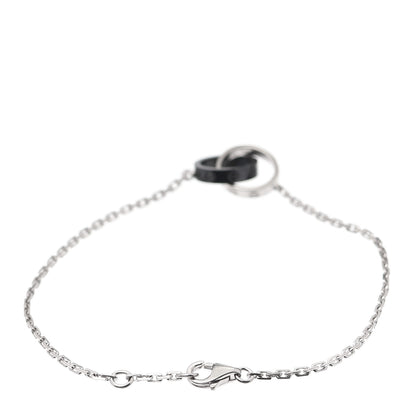 Cartier 18K White Gold Black Ceramic LOVE Bracelet 3 of 6