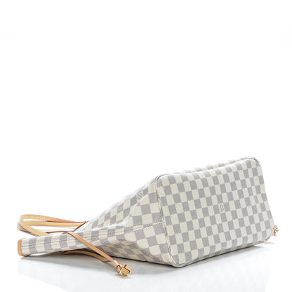 Louis Vuitton Damier Azur Neo Neverfull MM Rose Ballerine 4 of 7