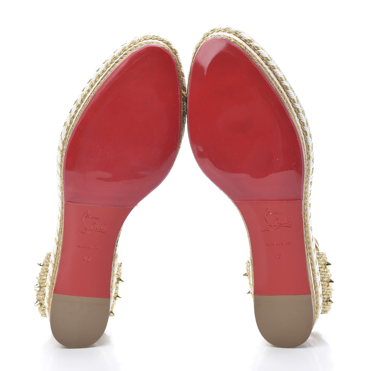 Suede Studded Madcarina Platform Sandals 40 Cappuccino