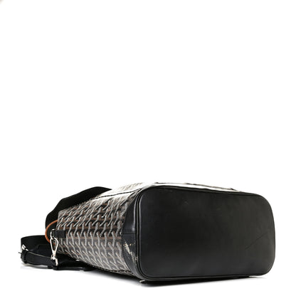 Goyard Goyardine Calfskin Alpin MM Backpack Black 3 of 12