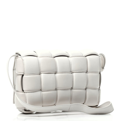 Bottega Veneta Nappa Maxi Intreccio Padded Cassette Crossbody Bag Chalk 2 of 4