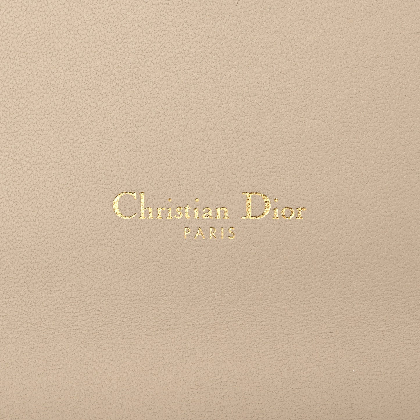 Supple Calfskin Caro Pouch with Chain Sand