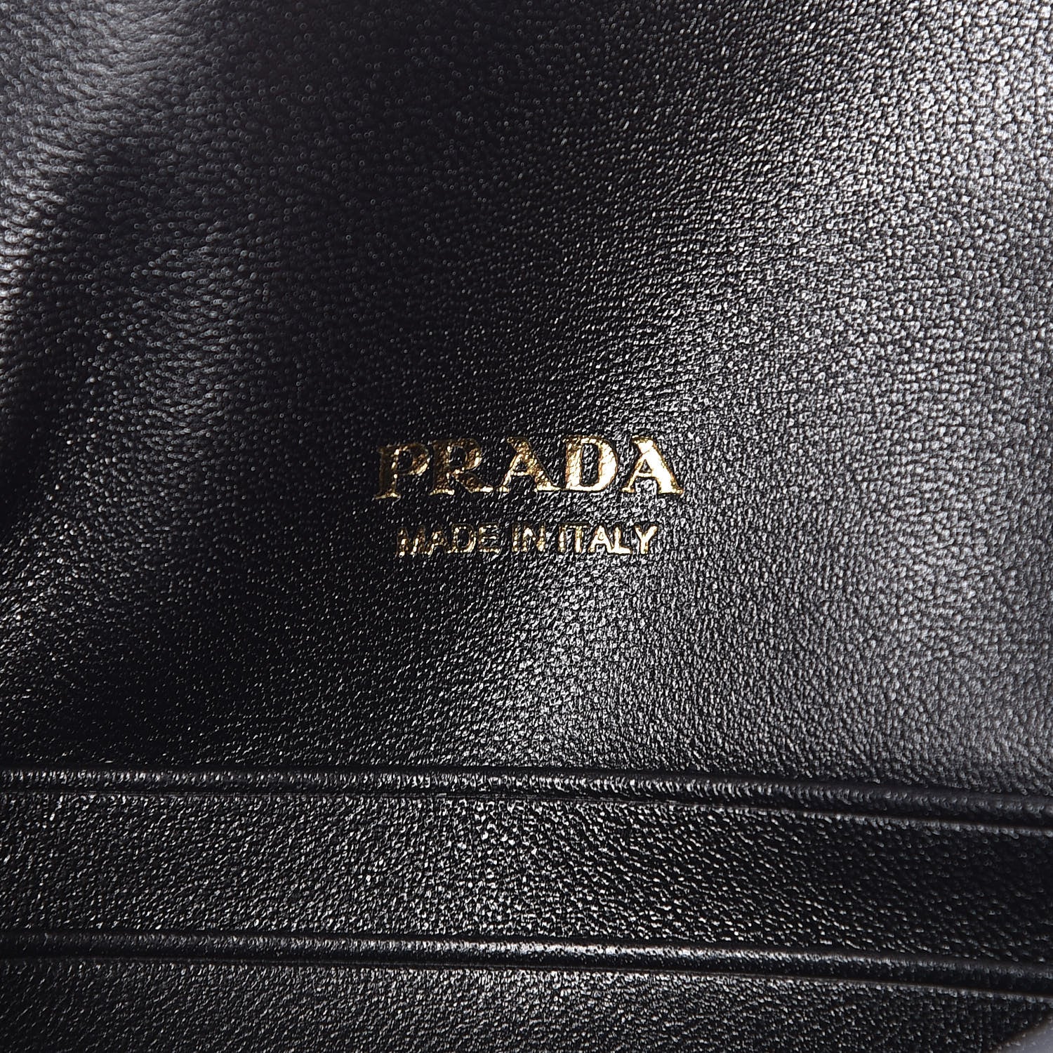 Prada Vitello Move Envelope Wallet Black 6 of 9