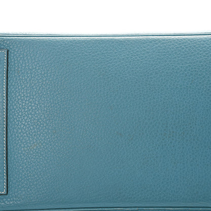 Hermes Taurillon Clemence JPG Birkin 42 Blue Jean 18 of 21