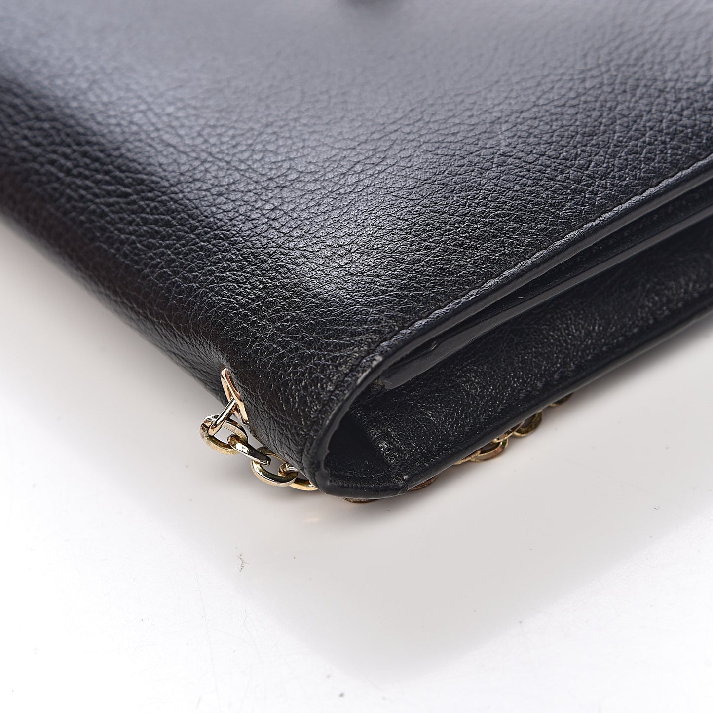 Grainy Print Bayswater Clutch Wallet Black