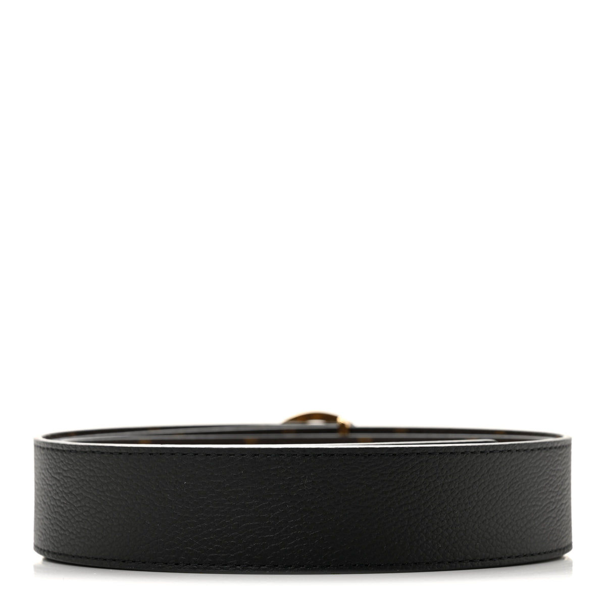 Louis Vuitton Monogram Calfskin 35mm LV Circle Reversible Belt 110 44 Black 4 of 8