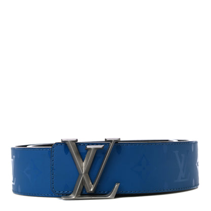 Louis Vuitton Calfskin Monogram 40mm LV Initiales Reversible Belt 95 38 Blue 1 of 11