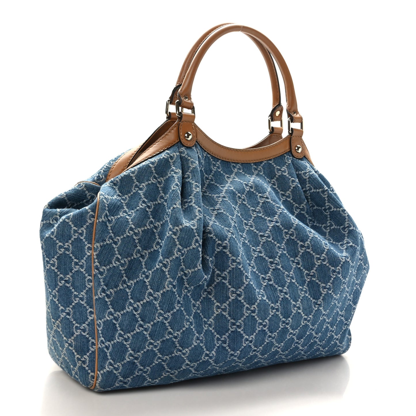Denim Monogram Large Sukey Tote