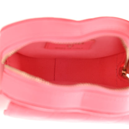 Chanel Lambskin Quilted CC In Love Heart Waist Belt Bag With Chain Pink 5 of 9