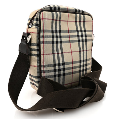 Burberry Vintage Check Small Messenger Dark Brown 3 of 10