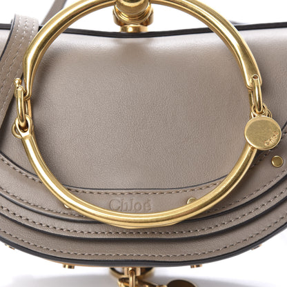 Chloe Calfskin Small Nile Bracelet Minaudiere Bag Motty Grey 10 of 10