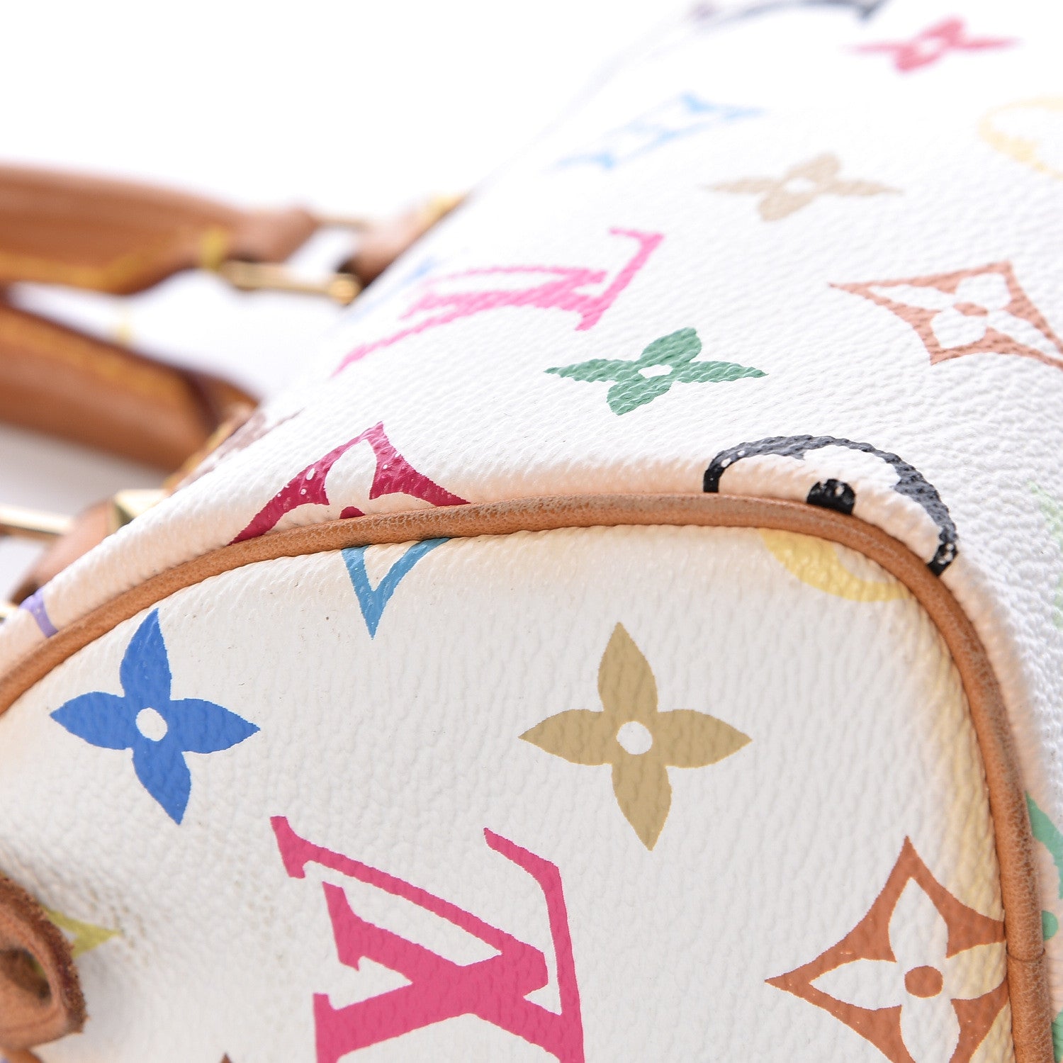 Louis Vuitton Monogram Multicolor Mini Sac HL Speedy White 9 of 11