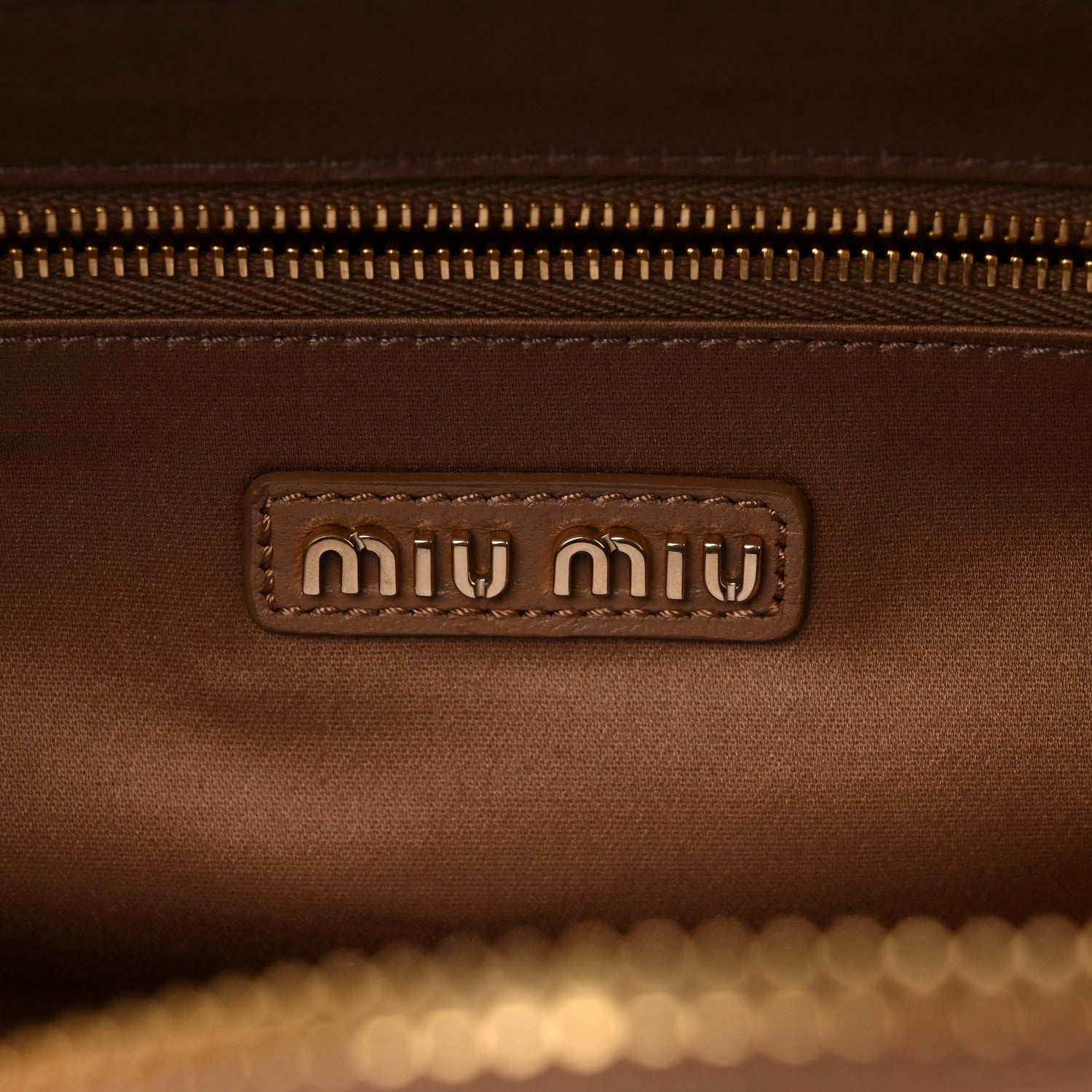 Miu Miu Nappa Matelasse Large Arcadie Top Handle Bag Caramel 6 of 8