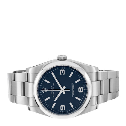 Rolex Stainless Steel 36mm Oyster Perpetual Watch Blue 116000 2 of 5