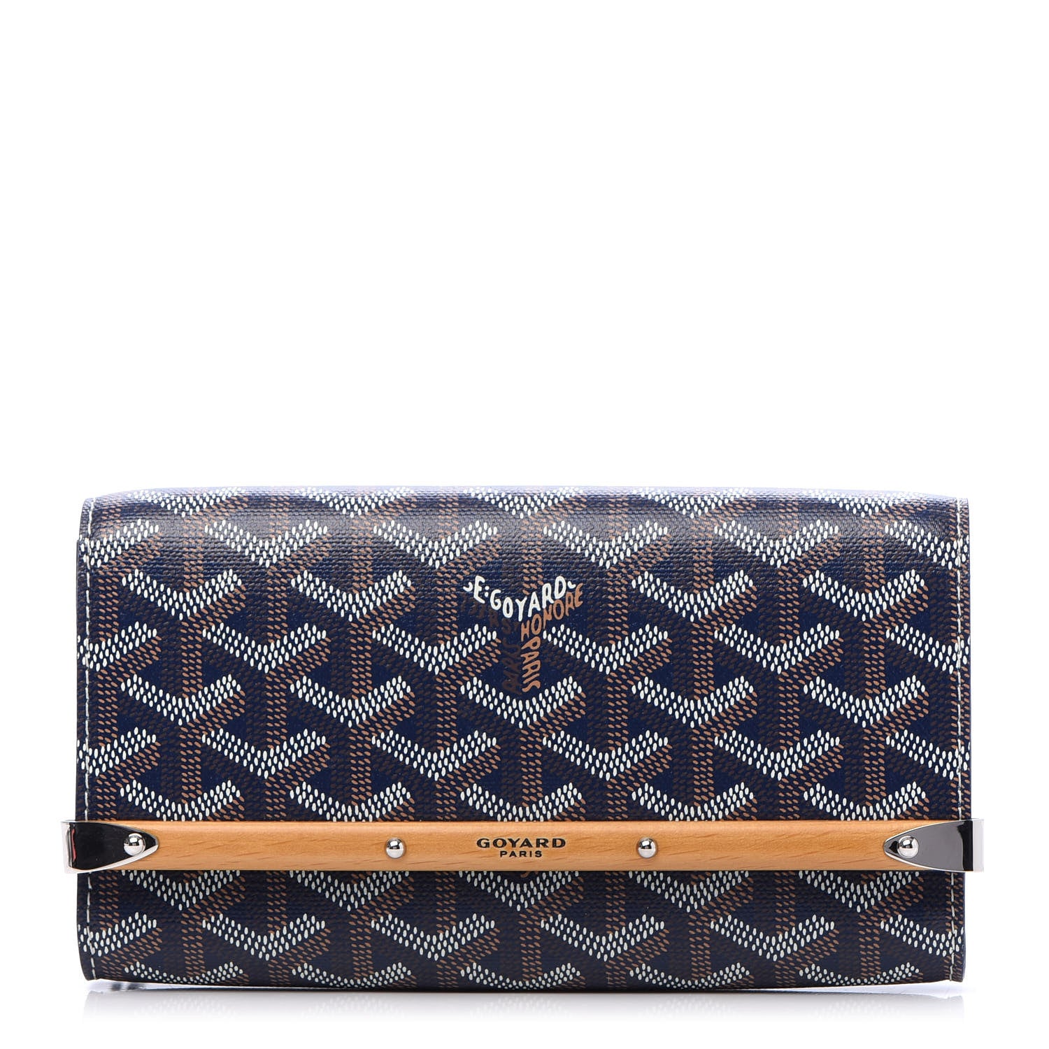 Goyard Goyardine Monte Carlo Mini Phone Case Navy 1 of 9