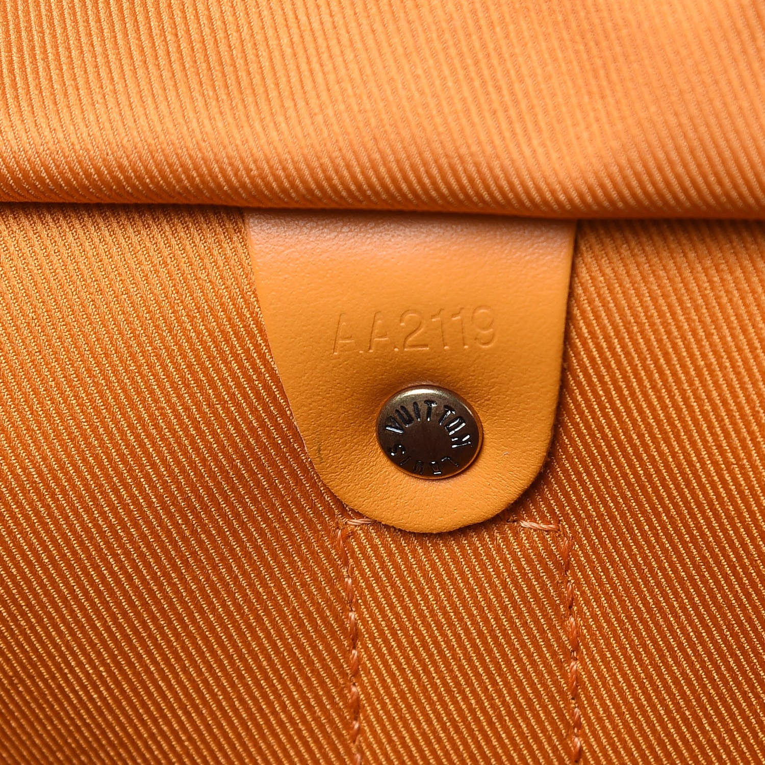 Louis Vuitton Denim Monogram Keepall Bandouliere 50 Ocre 7 of 11
