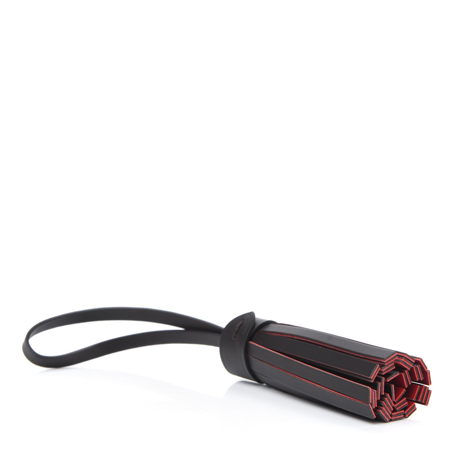 Louis Vuitton Calfskin Croisette Tassel Bag Charm Black 3 of 4
