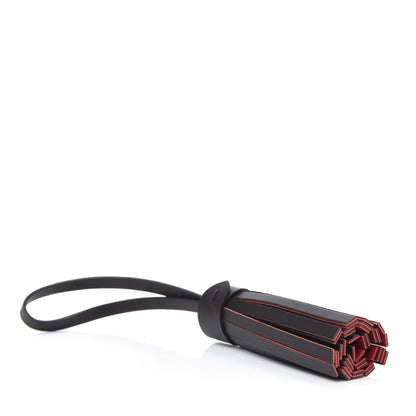 Louis Vuitton Calfskin Croisette Tassel Bag Charm Black 3 of 4