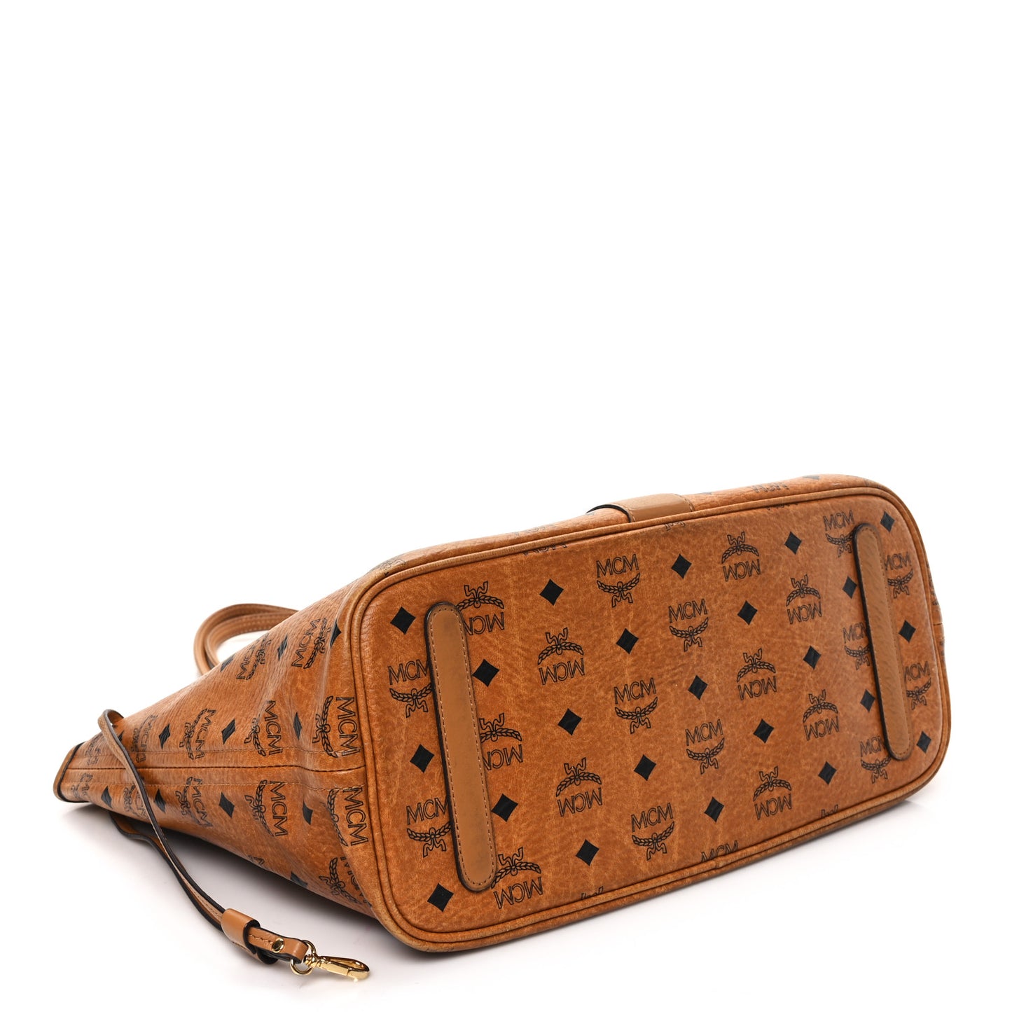 Visetos Medium Liz Reversible Shopper Tote Cognac