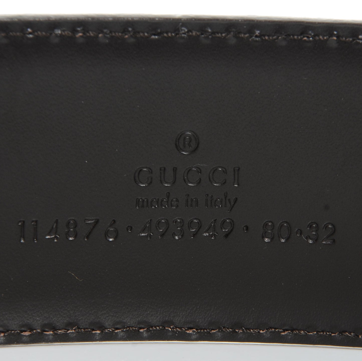 Monogram Interlocking G Belt 80 32 Ebony