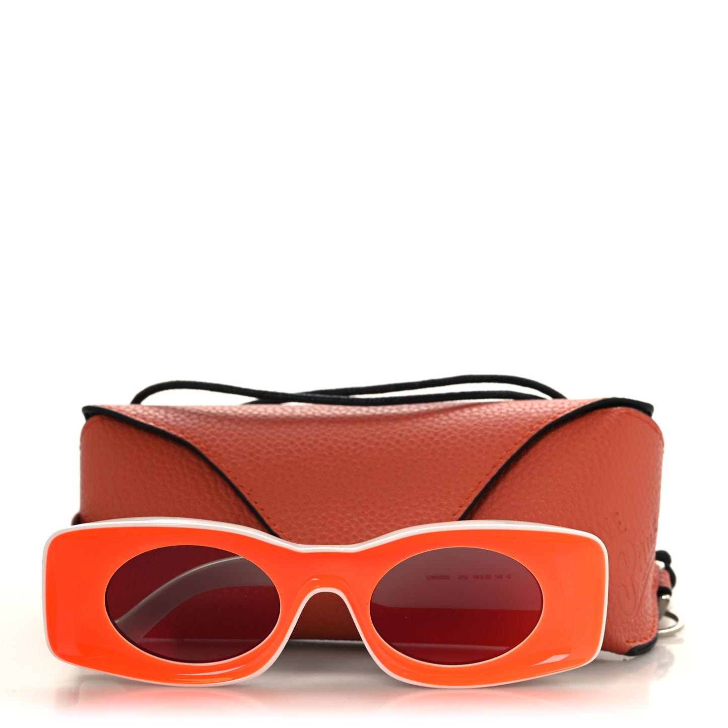 Acetate Sunglasses LW40033I White Red