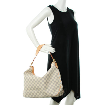 Louis Vuitton Damier Azur Delightful MM Pink 2 of 8