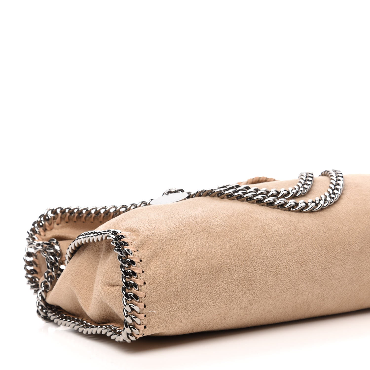 Stella McCartney Shaggy Deer Falabella Fold Over Tote Taupe 6 of 10
