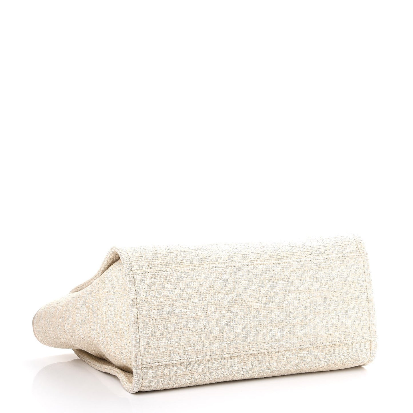 Canvas Large Deauville Tote Light Beige