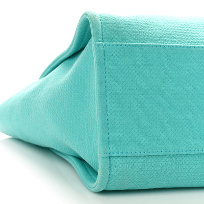 Chanel Mixed Fibers Medium Deauville Tote Turquoise 9 of 10