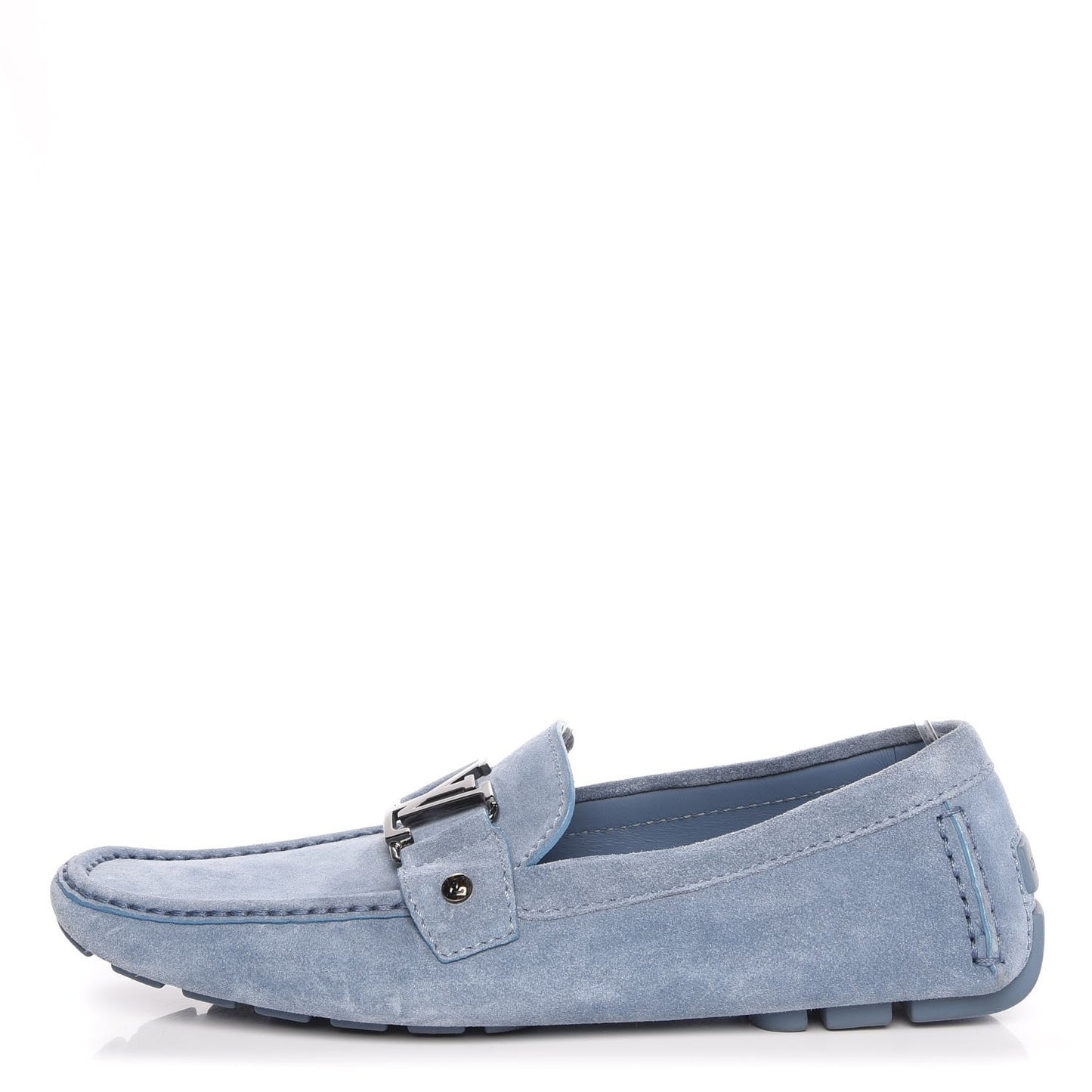 Mens Suede Monte Carlo Loafers 9 Blue
