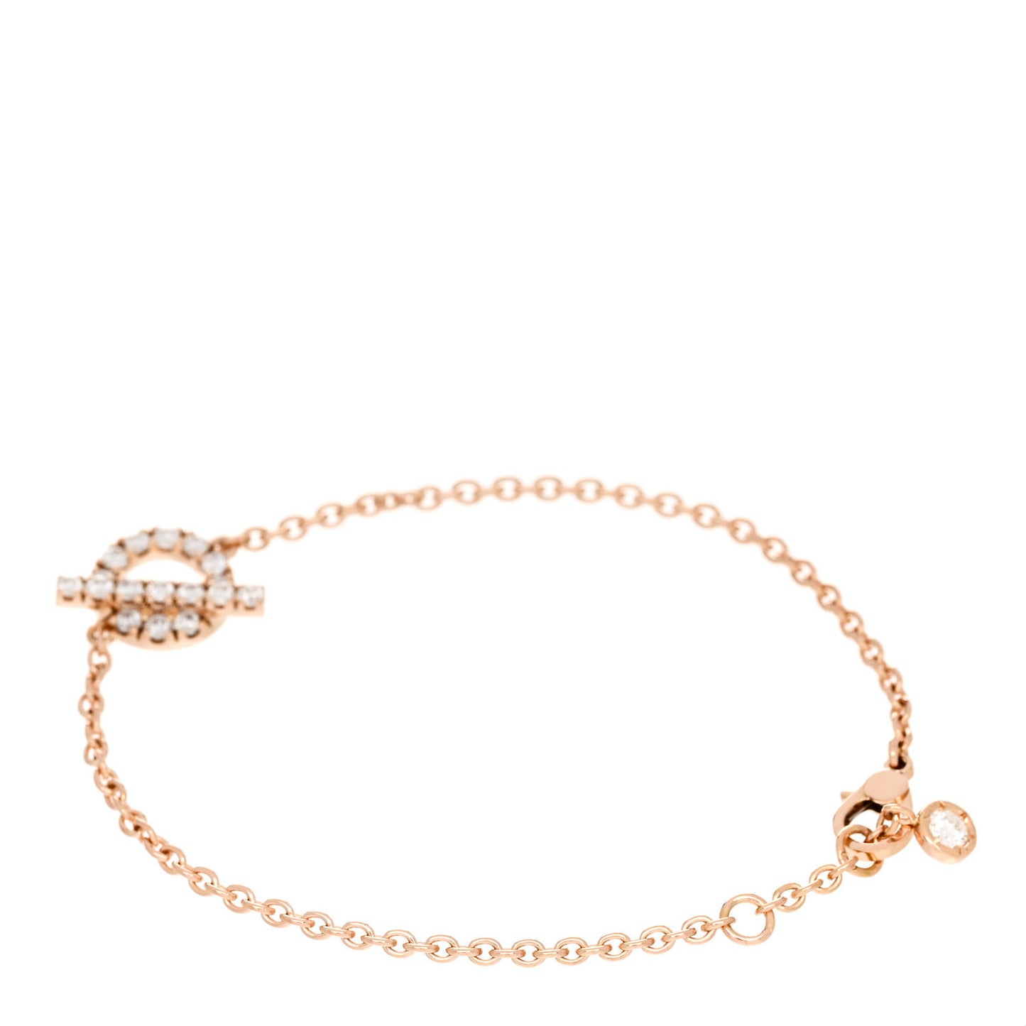 18K Rose Gold Diamond Finesse Bracelet SH