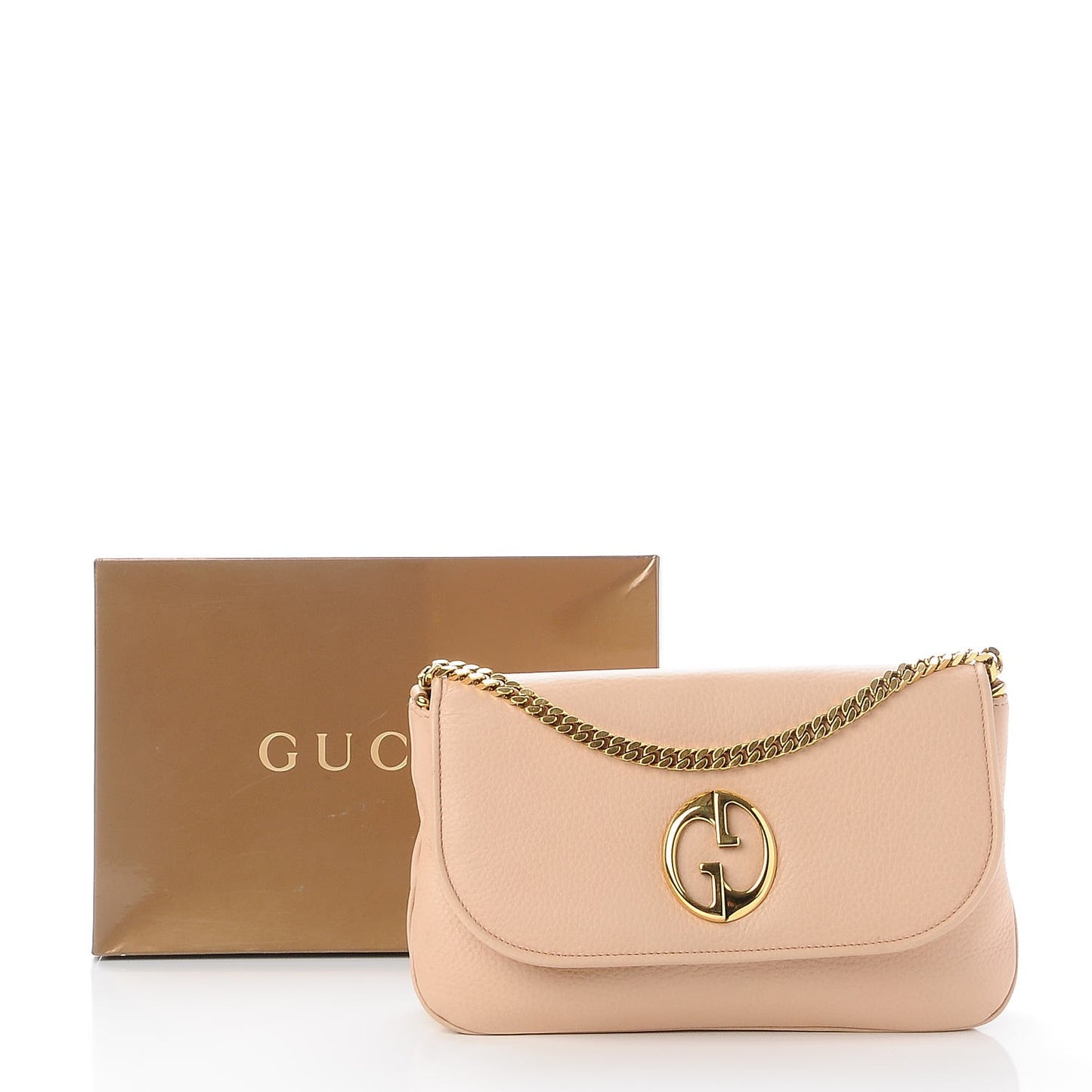 Calfskin Medium 1973 Chain Shoulder Bag Camelia