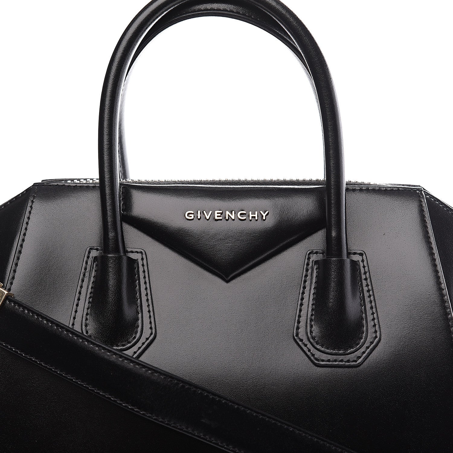 Givenchy Shiny Lord Calfskin Small Antigona Black 7 of 9