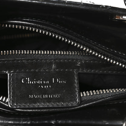 Christian Dior Patent Cannage Medium Lady Dior Black 6 of 10