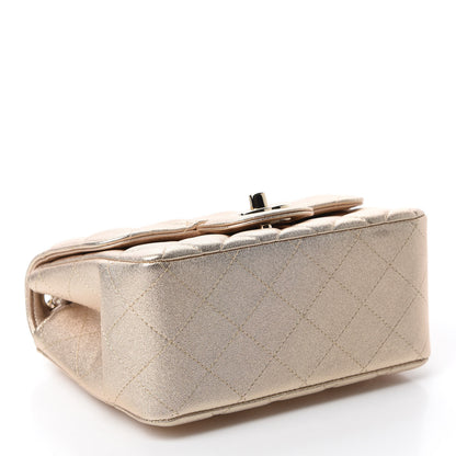 Chanel Metallic Lambskin Quilted Mini Square Flap Gold 4 of 10