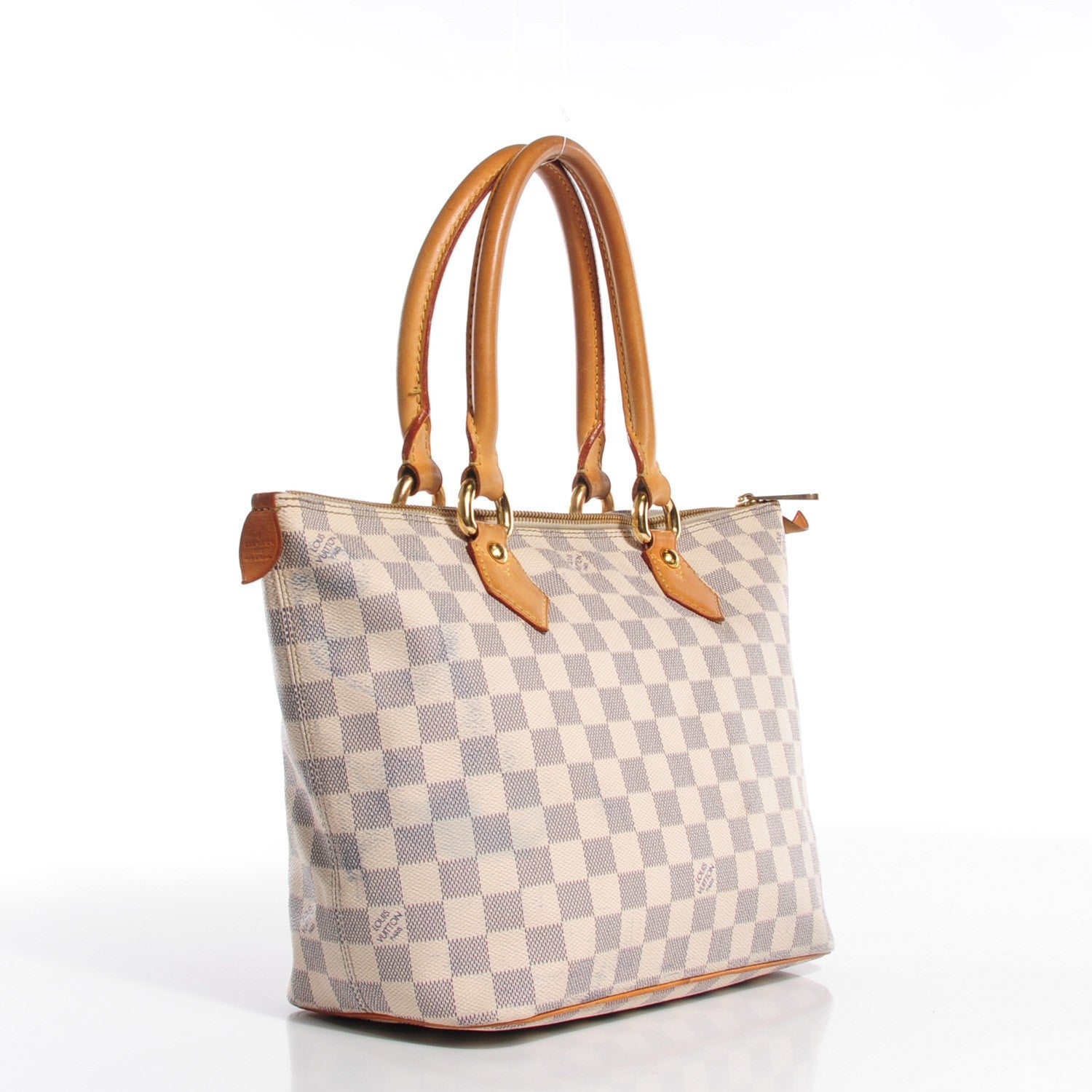 Louis Vuitton Damier Azur Saleya MM 3 of 7