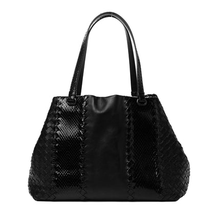 Bottega Veneta Nappa Intrecciato Ayers Medium Tote Black 1 of 9