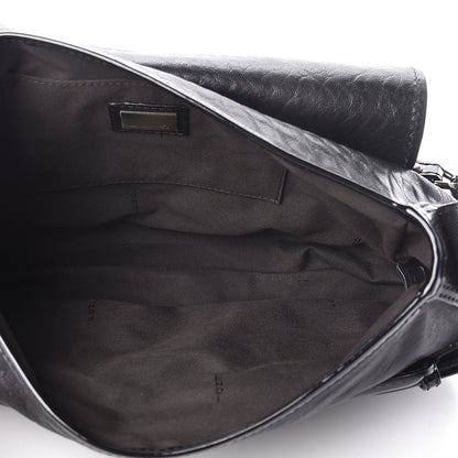 Fendi Nappa Patent B Bis Flap Bag Black 5 of 10